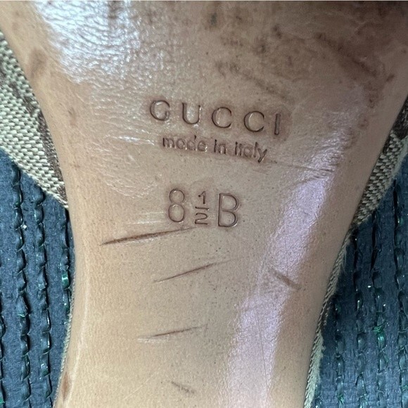 Gucci Open Toe Heels Size 8.5 - Picture 8 of 12